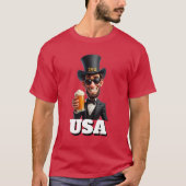 America's 250th Anniversary Celebration George T-Shirt (Vorderseite)