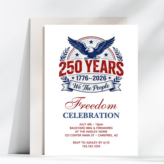 America's 250th Anniversary Event Einladung