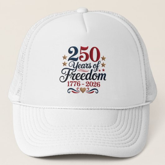 America's 250th Anniversary Freedom Truckerkappe (Vorderseite)