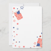 America's 250th Anniversary Independence hall Gala Einladung (Rückseite)