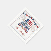 America's 250th Anniversary Serviette (Ecke)
