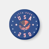 America's 250th Anniversary USA 250 1776 2026 Magnet (Vorne)