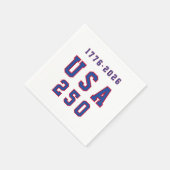 America's 250th Anniversary USA 250 1776 2026 Serviette (Ecke)