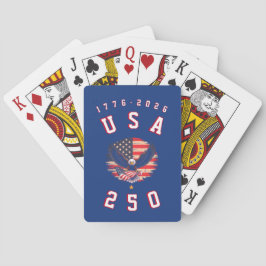 America's 250th Anniversary USA 250 1776 2026 Spielkarten