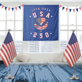 America's 250th Anniversary USA 250 1776 2026 Wandteppich