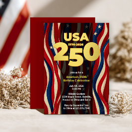 America's 250th Anniversary, USA 250 Party Einladung