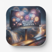 America's 250th Birthday Billboard Pappteller (Vorderseite)