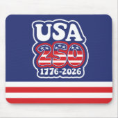 America's 250th Birthday - Groovy USA 250 Mousepad (Vorne)