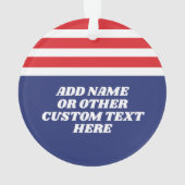 America's 250th Birthday - Groovy USA 250 Ornament (Rückseite)