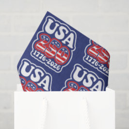 America's 250th Birthday - Groovy USA 250 Seidenpapier