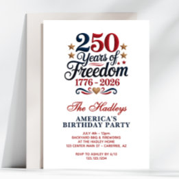 America's 250th Birthday Party Einladung