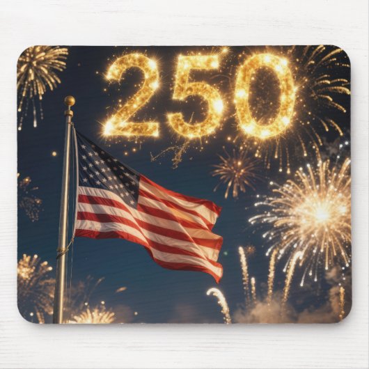 America's 250th Birthday Party Mousepad (Vorne)