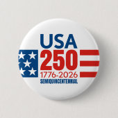 America's 250th Birthday - Stars and Stripes Button (Vorderseite)