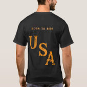 America's 250th Born To Ride Team Group T-Shirt (Rückseite)