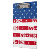 America's 250th Stars & Stripes 1776 2026 Klemmbrett (Links)