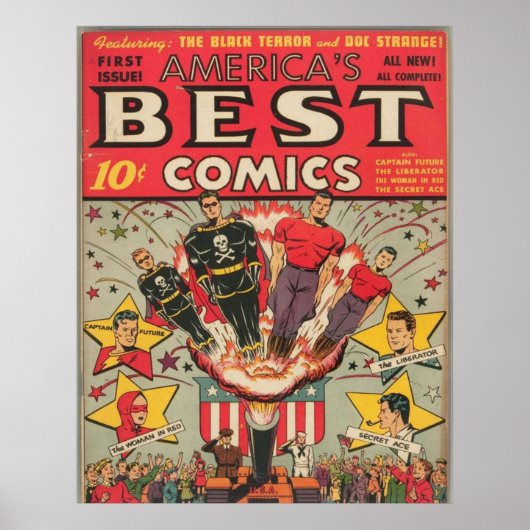Americas Best Comic Comic Buchabdeckung Poster (Vorne)