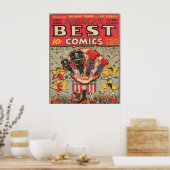 Americas Best Comic Comic Buchabdeckung Poster (Küche)