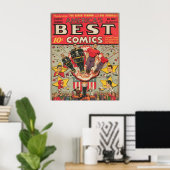 Americas Best Comic Comic Buchabdeckung Poster (Heimbüro)