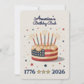 America's Birthday Bash 1776-2026 Einladung (Vorderseite)