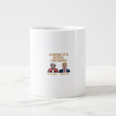 America's Crowns And Don Graphic Jumbo-Tasse (Vorderseite)