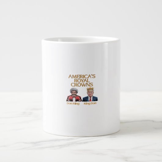 America's Crowns And Don Graphic Jumbo-Tasse (Vorderseite)