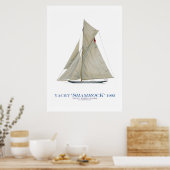 americas cup yacht 'Kleeblatt', tony fernandes Poster (Küche)