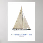 americas cup yacht 'rainbow', tony fernandes poster (Vorne)