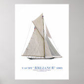 americas cup yacht "reability", tony fernandes poster (Vorne)