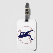 America's Pastime Gepäckanhänger (Vorderseite Vertikal)