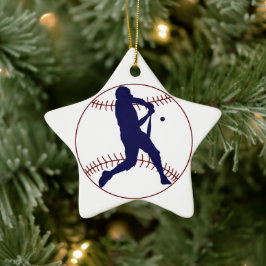 America's Pastime Keramik Ornament