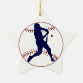 America's Pastime Keramik Ornament (Vorne)