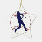 America's Pastime Keramik Ornament (Links)