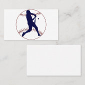 America's Pastime Visitenkarte (Vorne/Hinten)