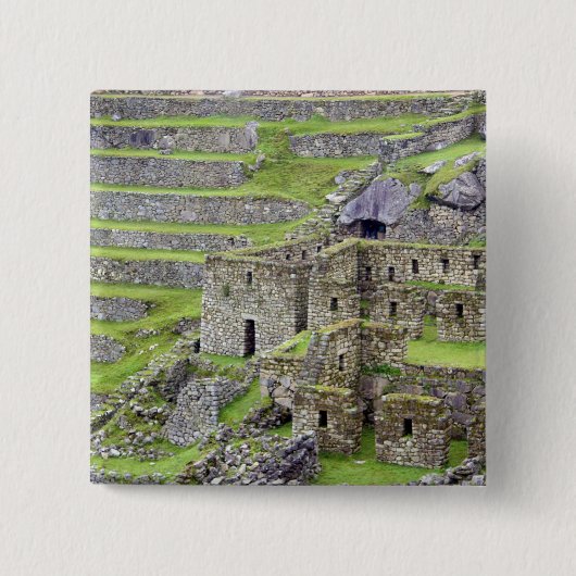 Americas, Peru, Machu PIcchu. Die alten 2 Button (Vorderseite)