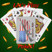 Americas Rifle MSR AR15 Game Night Poker Spielkarten