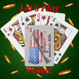 Americas Rifle MSR AR15 Game Night Poker Spielkarten