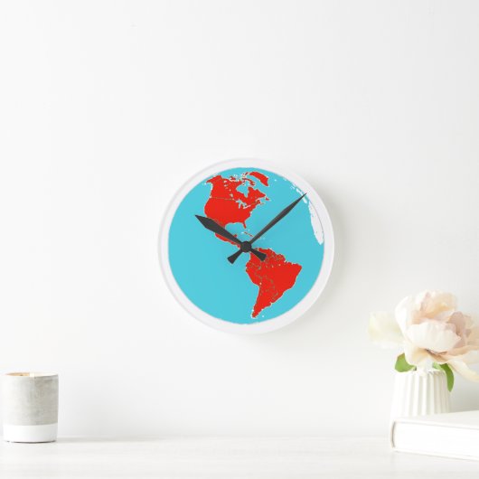 AMERICAS RUNDE WANDUHR (Zuhause)