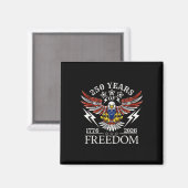 Americas Semi Quincentennial 250th Anniversary Com Magnet (Vorderseite/Rückseite)