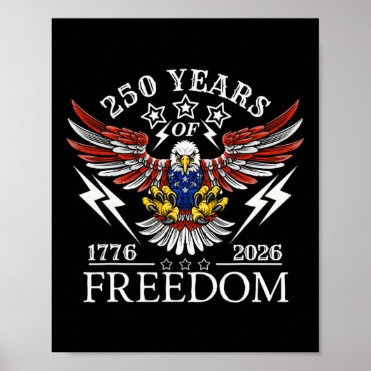 Americas Semi Quincentennial 250th Anniversary Com Poster (Vorne)