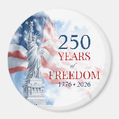 America's Semiquincentennial 250 Years Freedom Magnet (Vorne)