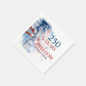America's Semiquincentennial 250 Years Freedom Serviette (Ecke)