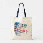 America's Semiquincentennial 250 Years Freedom Tragetasche (Rückseite)