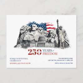 America's Semiquincentennial 250 Years of Freedom Postkarte