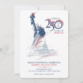 America's Semiquincentennial USA 250 Years Freedom Einladung (Vorderseite)