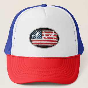Americen Patriot Beach Soccer Truckerkappe