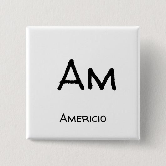 Americium am button (Vorderseite)