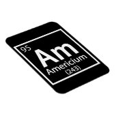 Americium - American Science Periodic Table Magnet (Rechte Seite)