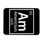 Americium - American Science Periodic Table Magnet (Horizontal)