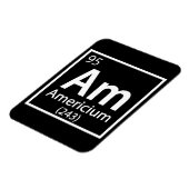 Americium - American Science Periodic Table Magnet (Linke Seite)
