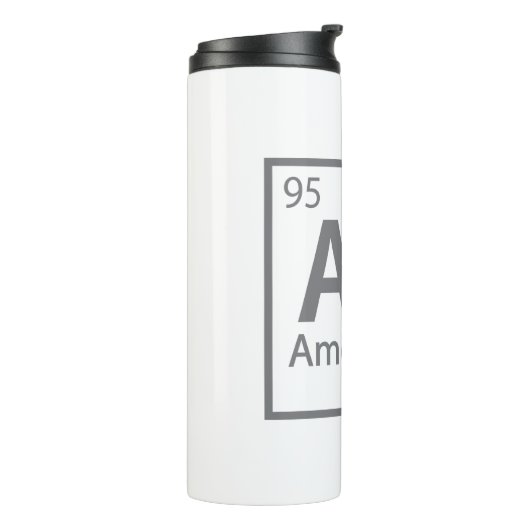 Americium - American Science Periodic Table Thermosbecher (Nach links gedreht)